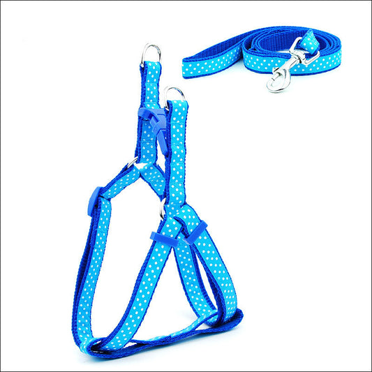 Polka Dot Pet Chest Strap Leash – The Pet Accessory Heaven