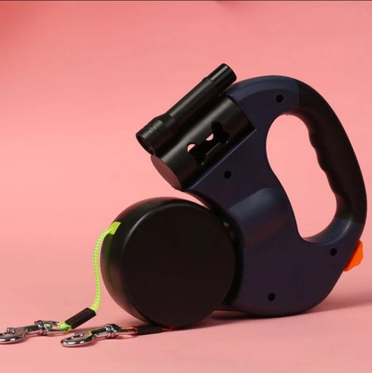 Dual Dog Leash with Flashlight – The Pet Accessory Heaven