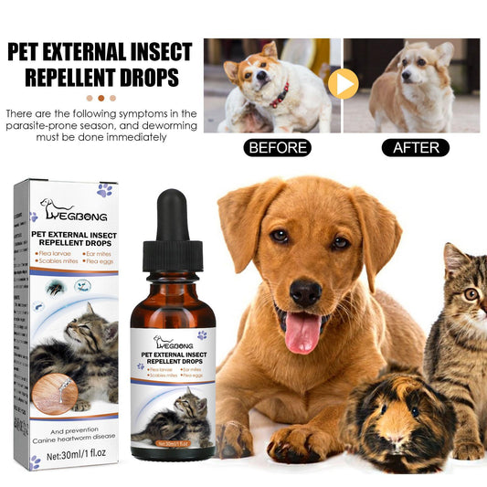 Tick & Flea Deworming Drops - The Pet Accessory Heaven