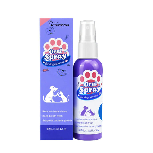 Pet Teeth Cleaning Spray - Fresh Breath - The Pet Accessory Heaven