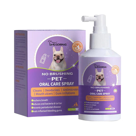 Pet Teeth Cleaning Spray - Fresh Breath - The Pet Accessory Heaven