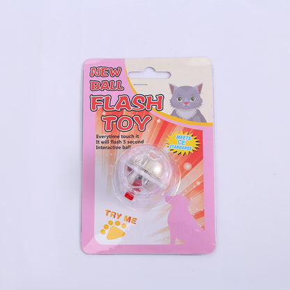 Glowing Transparent Plastic Ball Pet Toy – The Pet Accessory Heaven