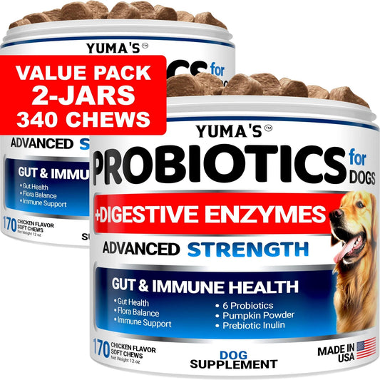 Dog Probiotics Chews - Digestive Support - The Pet Accessory Heaven