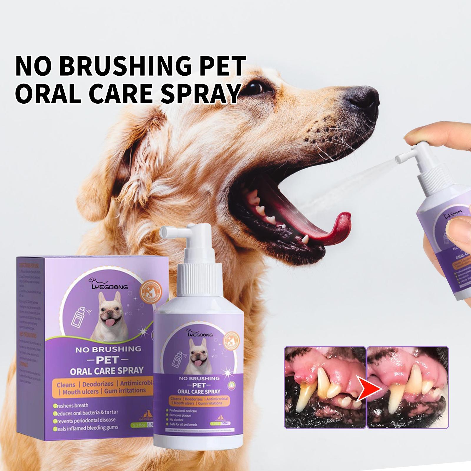 Pet Teeth Cleaning Spray - Fresh Breath - The Pet Accessory Heaven